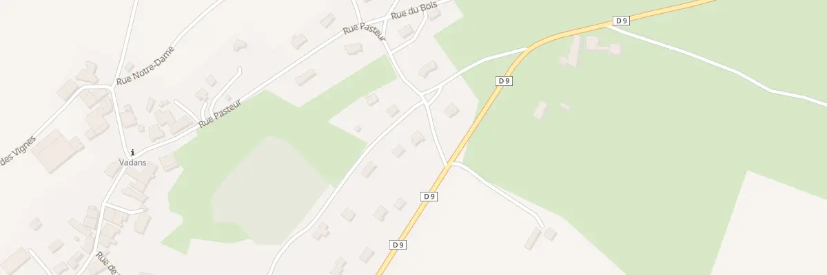 Plan du 1 Rue Pasteur à Vadans