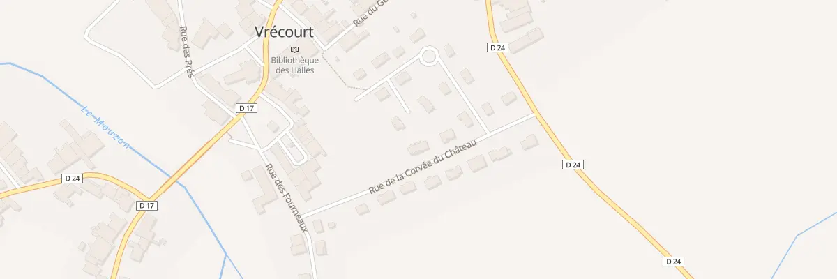Plan du 6 Rue de la Corvée du Château à Vrécourt