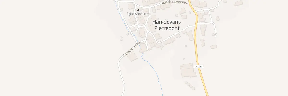 Plan du 2 Rue de la Fontaine à Han-devant-Pierrepont