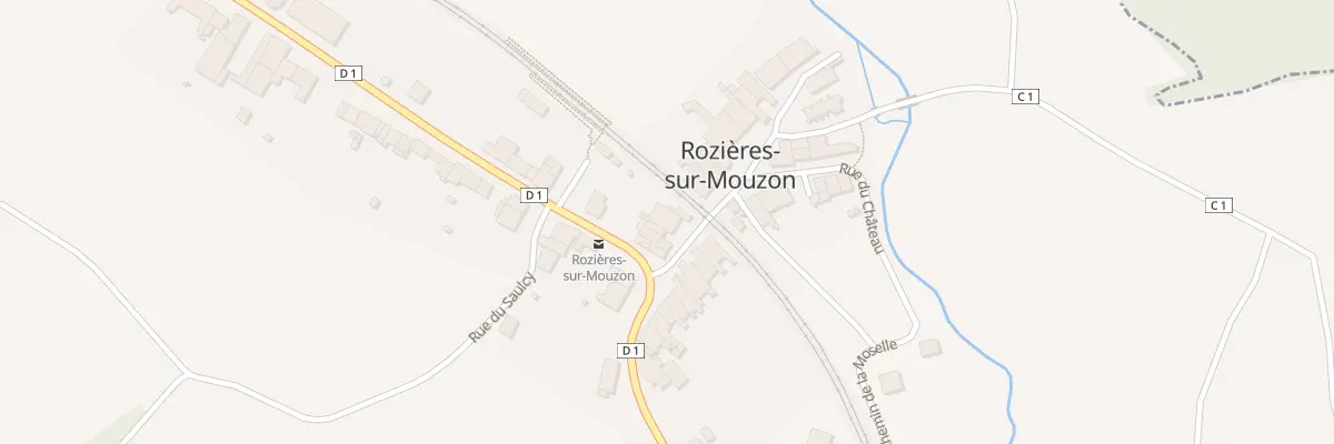 Plan du 1 Rue de l’Eglise à Rozières-sur-Mouzon
