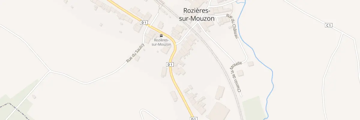 Plan du 16 Av du Gen Leclerc à Rozières-sur-Mouzon