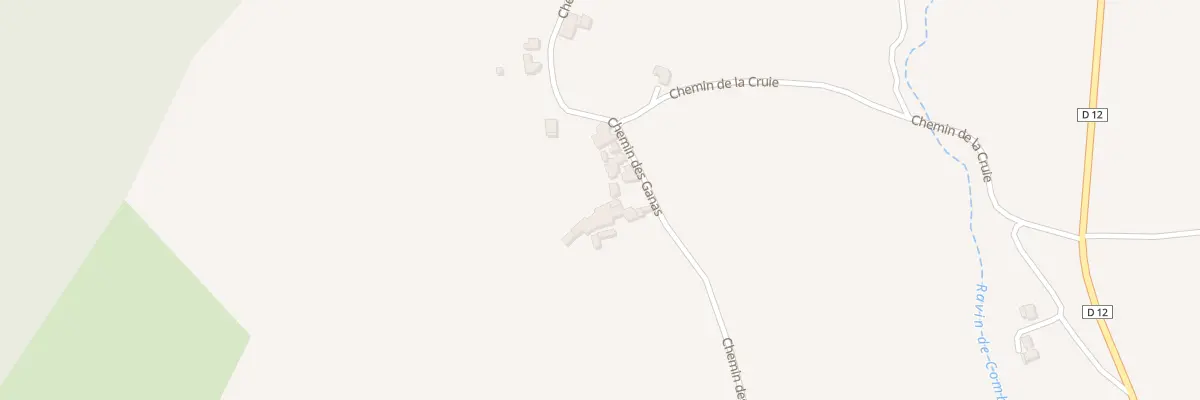 Plan du 849 Che des Ganas à Ongles