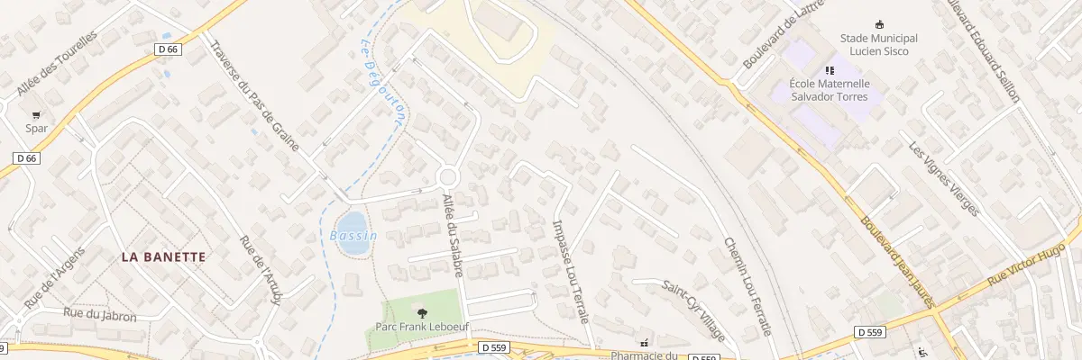 Plan du 9000 Pas de Graine à Saint-Cyr-sur-Mer