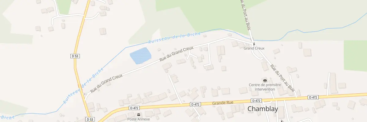 Plan du 19 Rue du Grand Creux à Chamblay