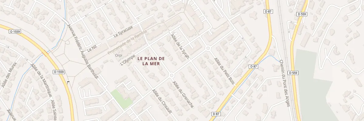 Plan du 15 All de la Syrah à Saint-Cyr-sur-Mer