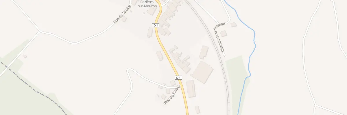 Plan du 10 Av du Gen Leclerc à Rozières-sur-Mouzon