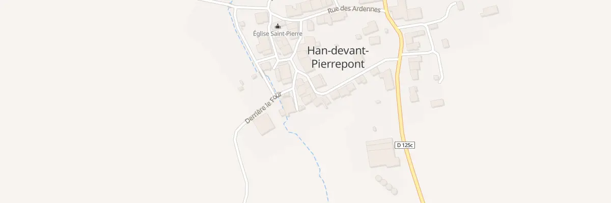 Plan du 1 Rue de la Fontaine à Han-devant-Pierrepont