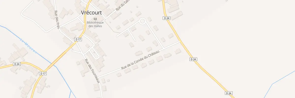 Plan du 4 Rue de la Corvée du Château à Vrécourt