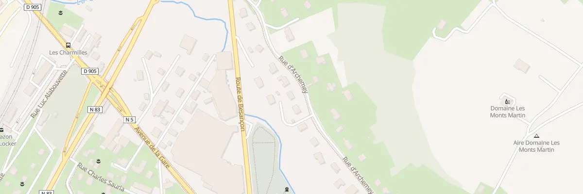 Plan du 43 Rue d’Archemey à Poligny
