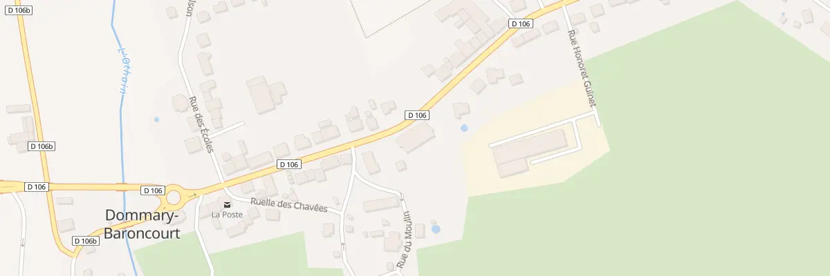 Plan du 34 Rue Abbe Cochenet à Dommary-Baroncourt