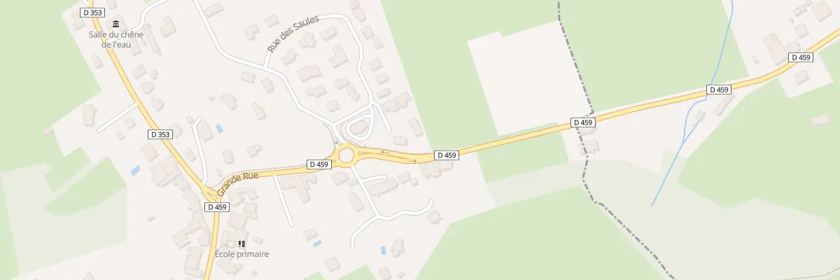 Plan du 6 Rue des Saules à Pagney