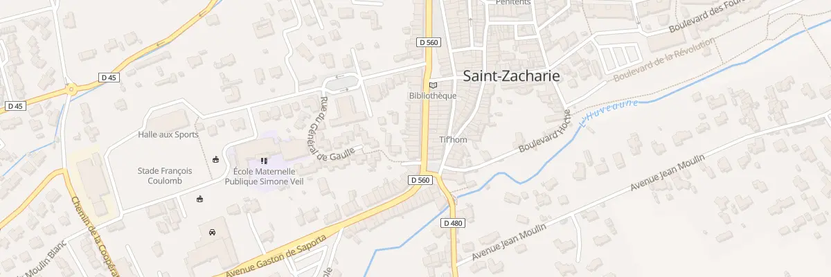 Plan du 52 Rue Jean Jaures à Saint-Zacharie