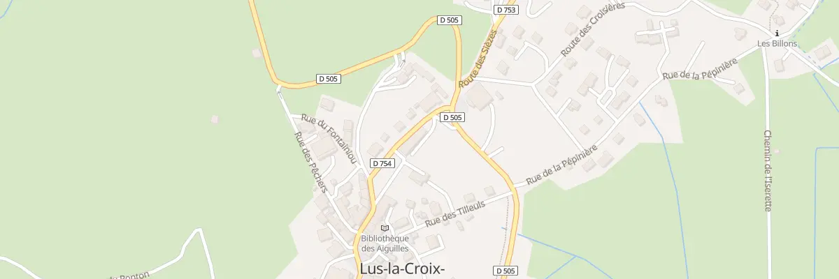 Plan du 170 Rue Daniel Pavier à Lus-la-Croix-Haute