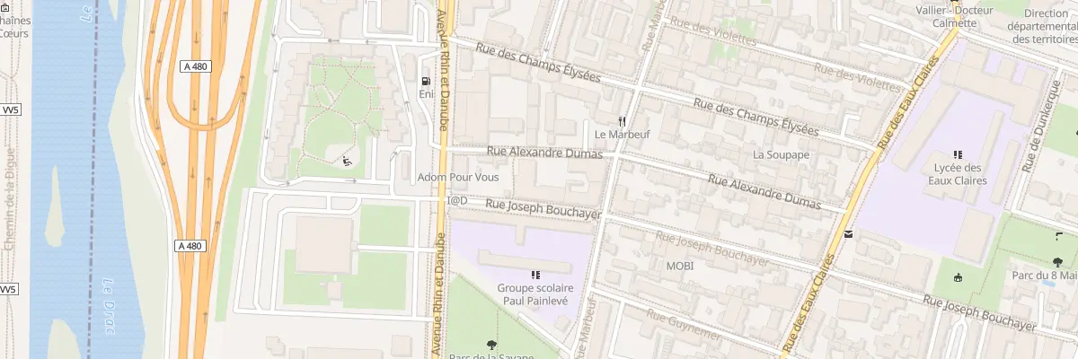 Plan du 76 Rue Joseph Bouchayer à Grenoble