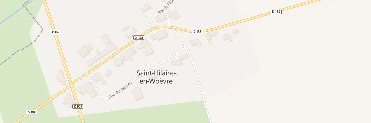 Plan du 12 Rue des Jardins à Saint-Hilaire-en-Woëvre