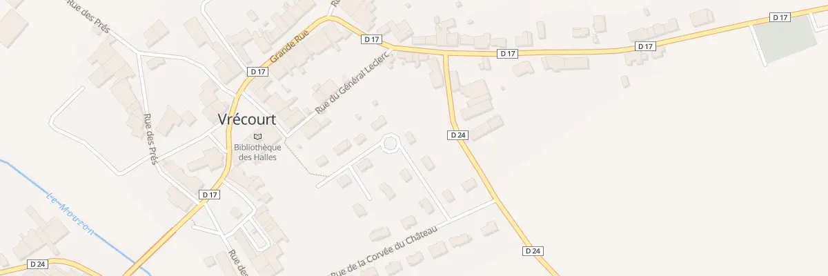Plan du 8 Rue du Parterre à Vrécourt