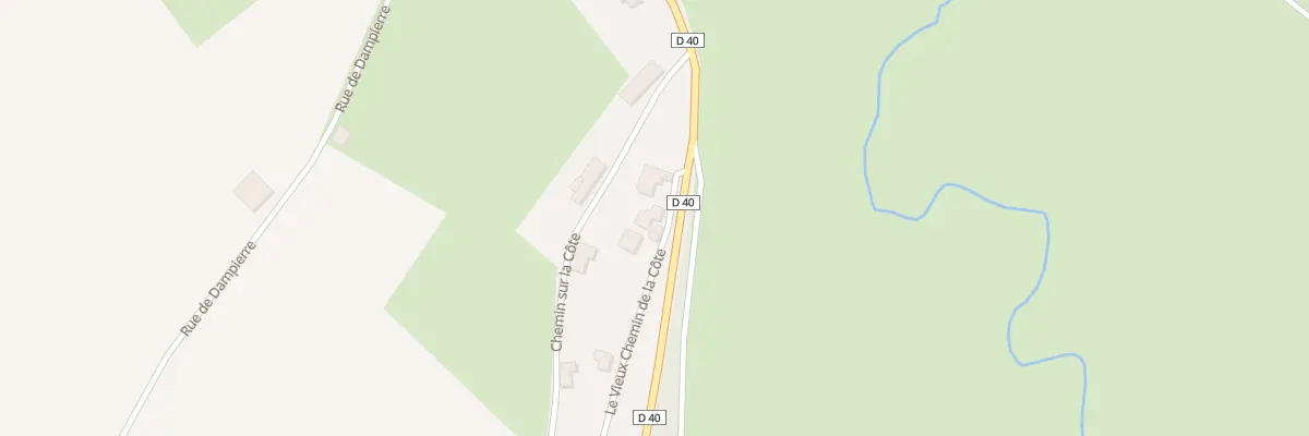 Plan du 9 Chem de la Cote à Roche-et-Raucourt