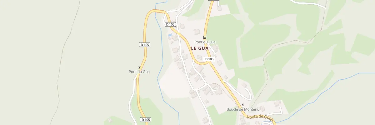 Plan du 65 Che du Gua à Proveysieux