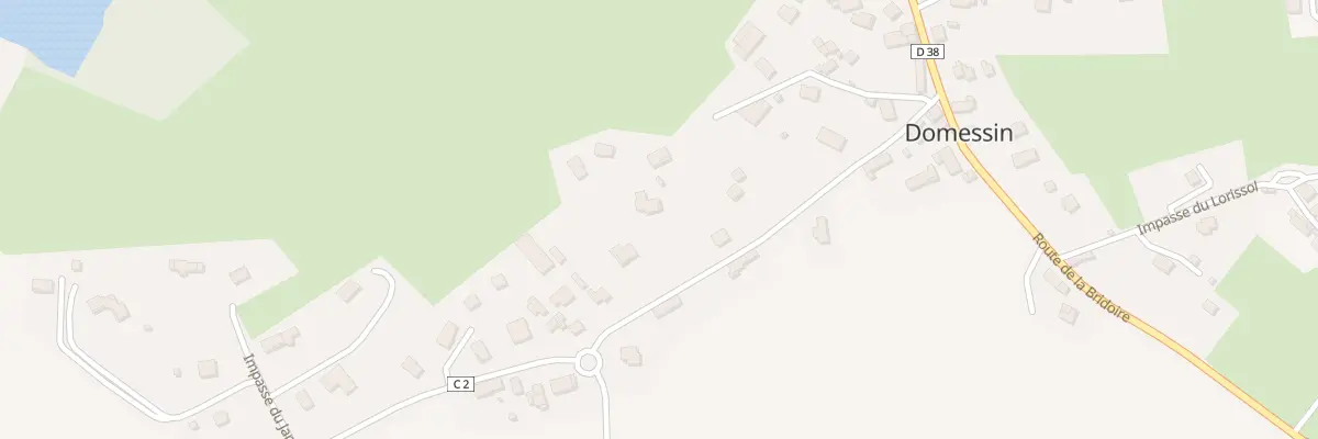 Plan du 210 Rte de Pont de Beauvoisin à Domessin