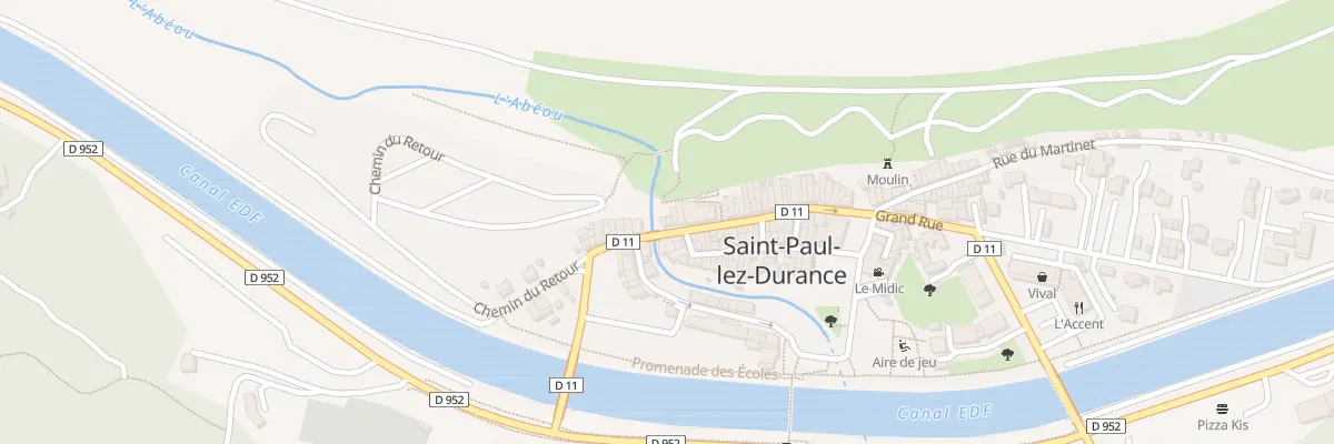 Plan du 15 Gr Grand Rue à Saint-Paul-lès-Durance