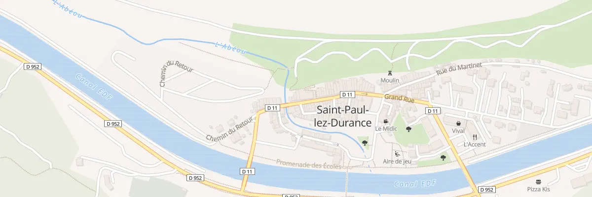 Plan du 17 Gr Grand Rue à Saint-Paul-lès-Durance
