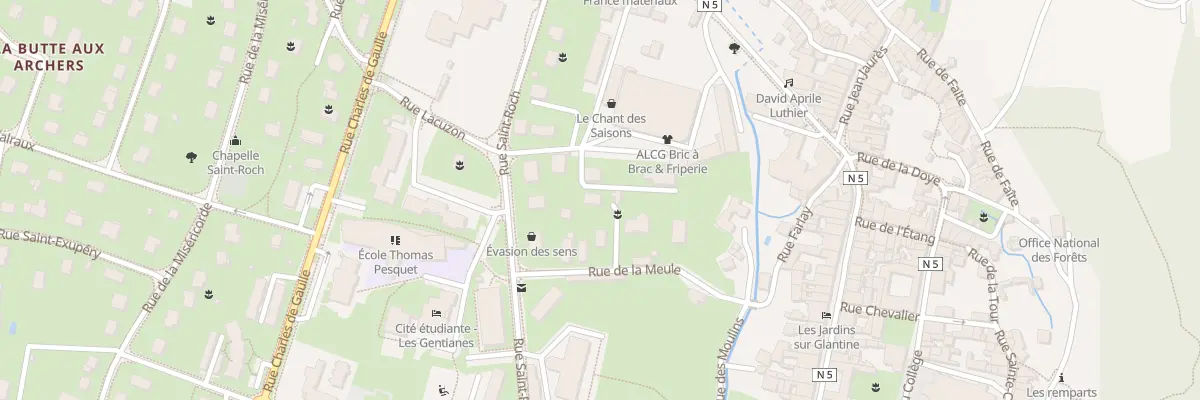 Plan du 5 Che de la Meule à Poligny