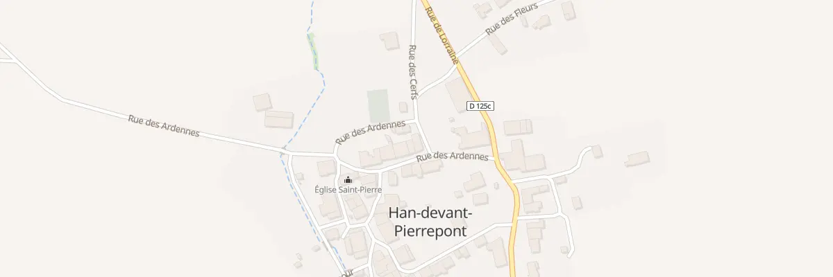 Plan du 3 Rue des Ardennes à Han-devant-Pierrepont