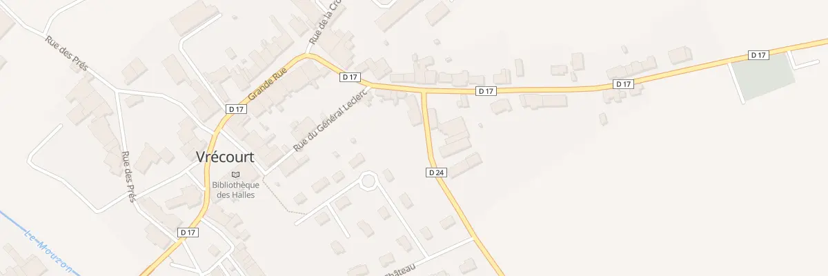 Plan du 8 Rue du Haut de la Croix à Vrécourt