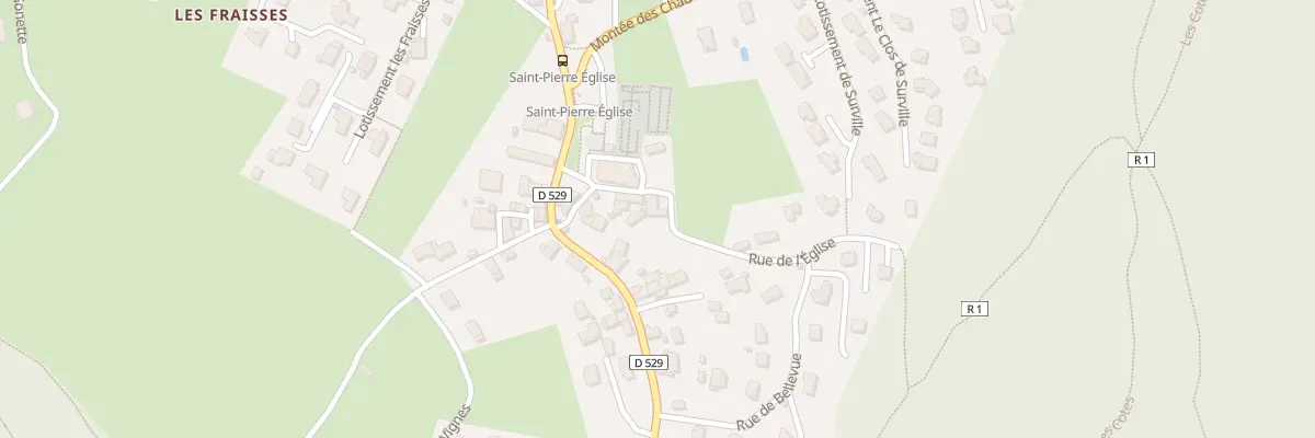 Plan du 90 Rue de l’Eglise à Saint-Georges-de-Commiers