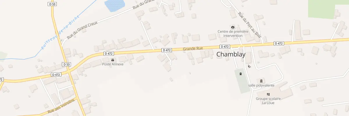 Plan du 42 Grande Rue à Chamblay