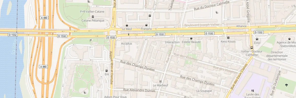Plan du 3 Rue Henri Moissan à Seyssinet-Pariset