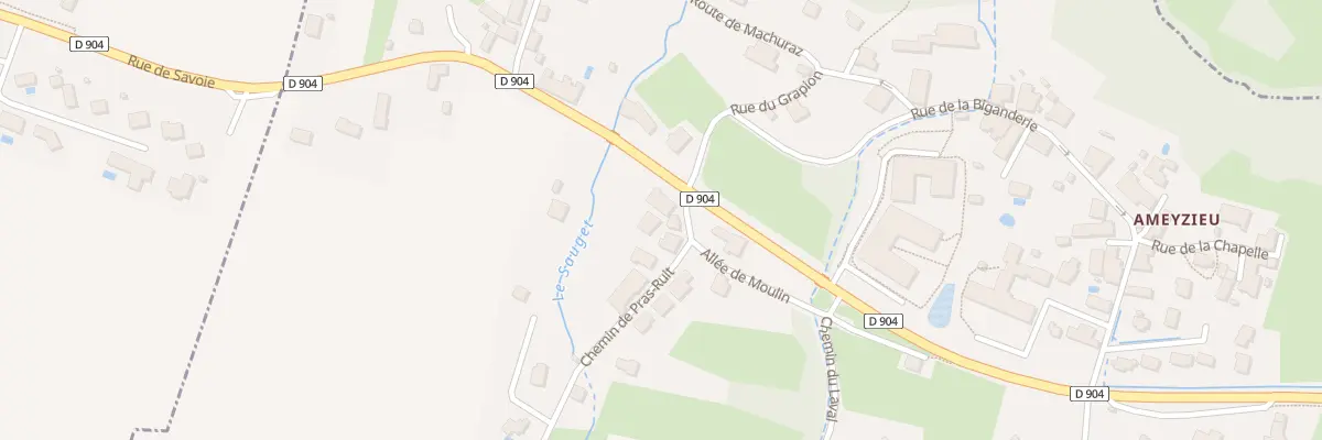 Plan du 5133 Ameyzieu à Talissieu