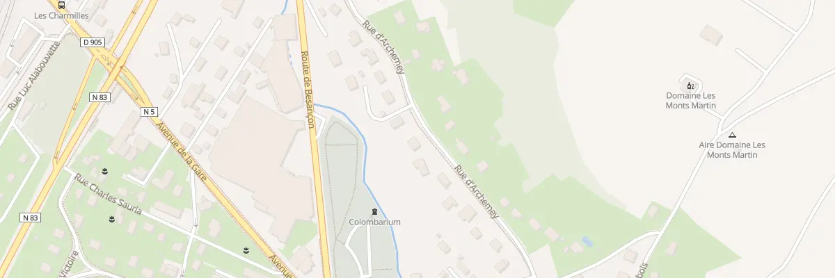 Plan du 33 Rue d’Archemey à Poligny