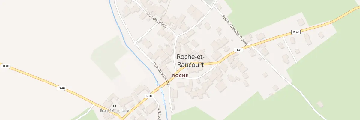Plan du 2 Rue Jean Baptiste Riche à Roche-et-Raucourt