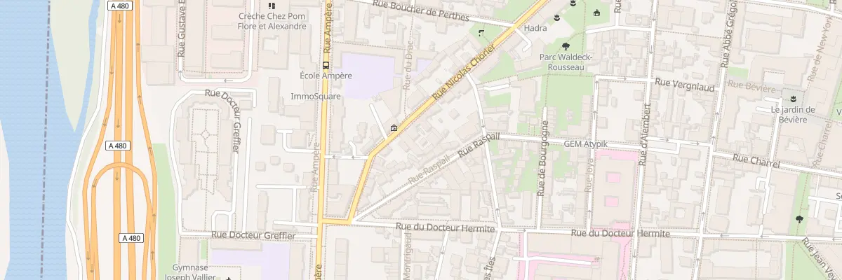 Plan du 89 Rue Nicolas Chorier à Grenoble