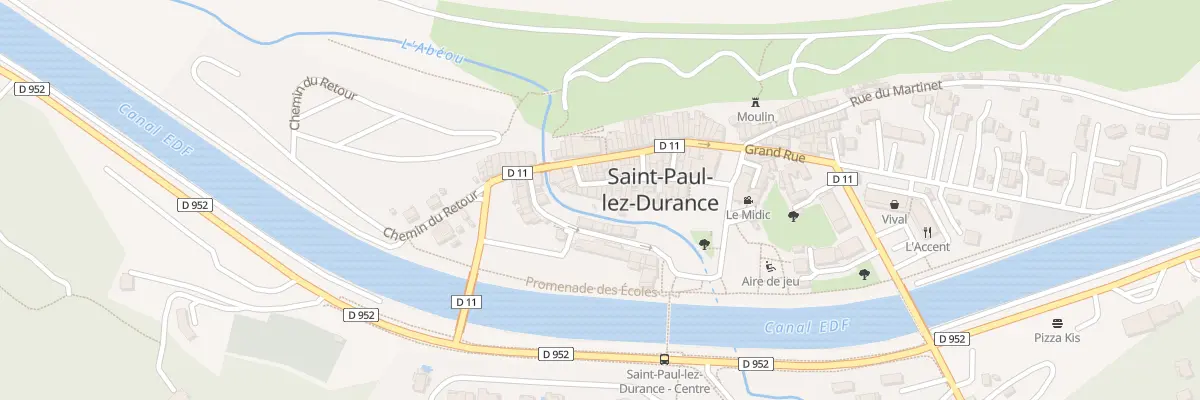 Plan du 12 Rue Derrière le Four à Saint-Paul-lès-Durance