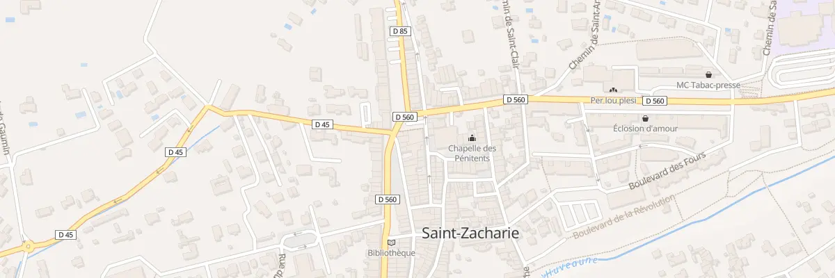 Plan du 8 Crs Marceau à Saint-Zacharie