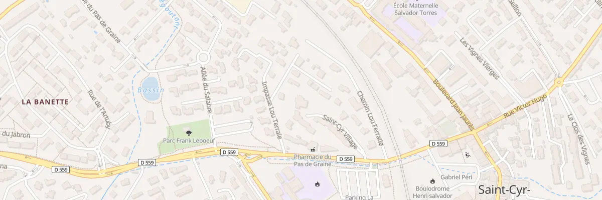 Plan du 5257 Pas de Graine à Saint-Cyr-sur-Mer