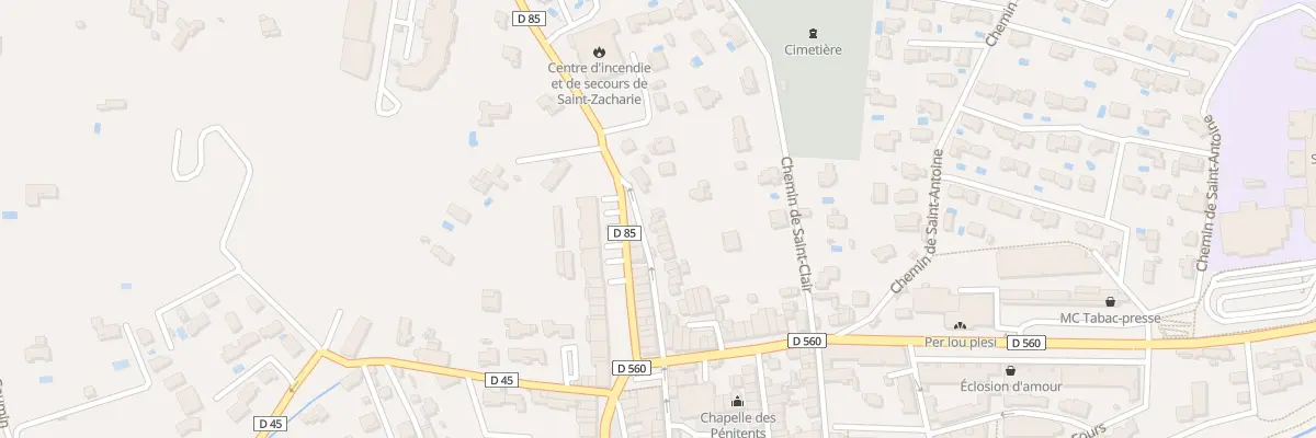 Plan du 8 Rue du Lion à Saint-Zacharie