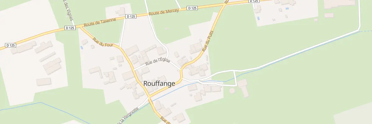 Plan du 1 Rue du Puits à Rouffange