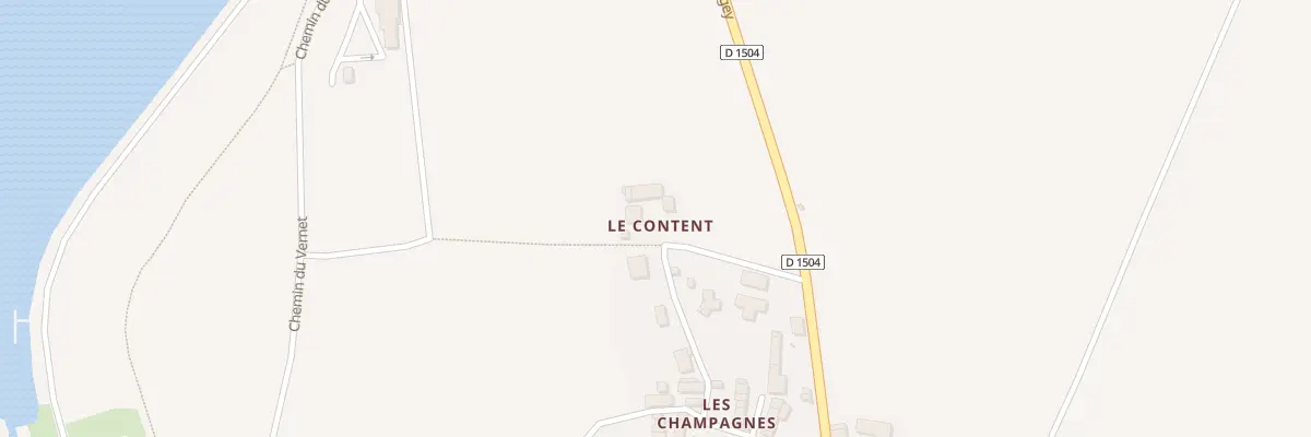Plan du 108 Imp du Content à Virignin