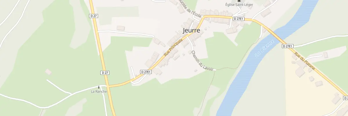 Plan du 25 Rue Principale à Jeurre