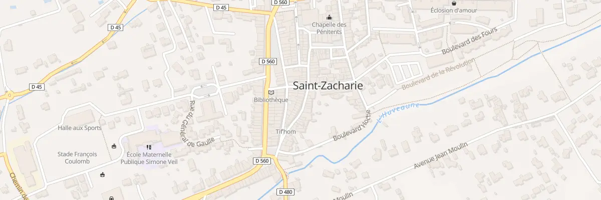 Plan du 22 Rue Bringier Monnier à Saint-Zacharie