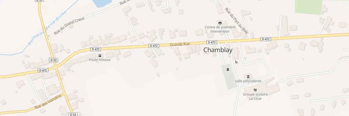 Plan du 44 Grande Rue à Chamblay
