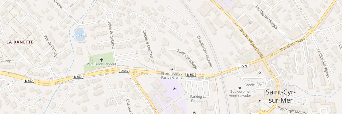 Plan du 5252 Pas de Graine à Saint-Cyr-sur-Mer
