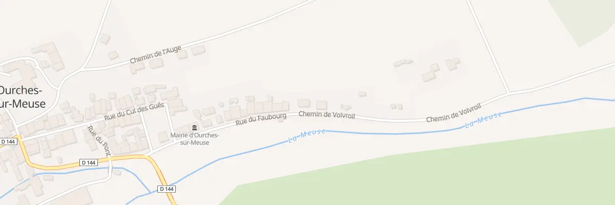 Plan du 29 Rue du Faubourg à Ourches-sur-Meuse