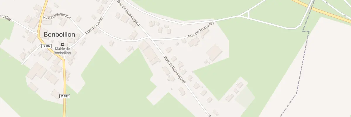 Plan du 5 Rue Beauregard à Bonboillon