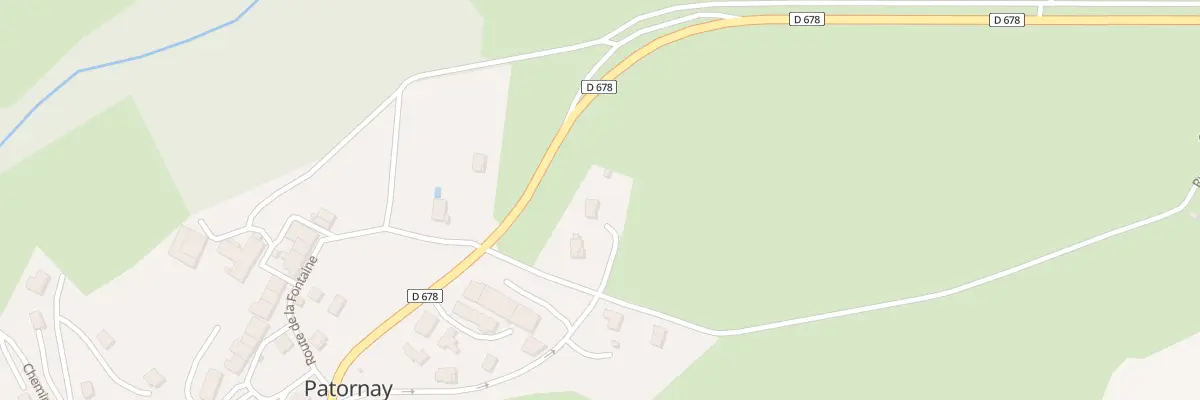 Plan du 4 Che du Tram à Patornay
