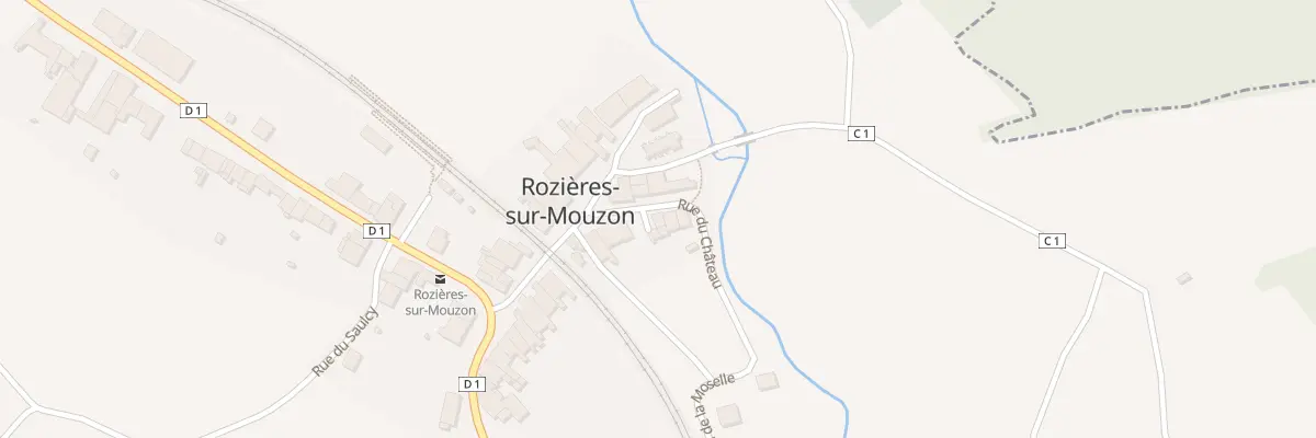 Plan du 6 Rue du Château à Rozières-sur-Mouzon