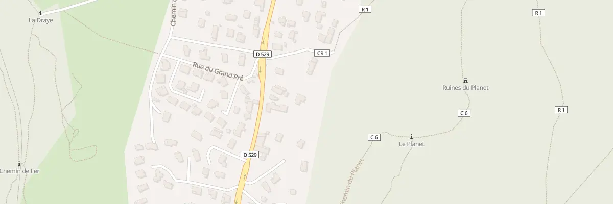 Plan du 1533 Rte de Saint Pierre à Saint-Georges-de-Commiers